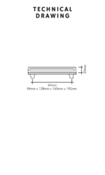 دستگیره درب کابینت دو پایه ویستا دورو مدل Almara - تصویر 6