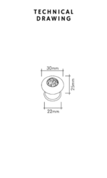 دستگیره درب کابینت تک پیچ ویستا دورو مدل Mimoza - تصویر 3