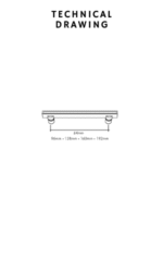 دستگیره درب کابینت دو پایه ویستا دورو مدل Mimoza - تصویر 9