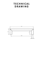 دستگیره درب کابینت دو پایه ویستا دورو مدل Sefa - تصویر 4