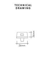 دستگیره درب کابینت تک پیچ ویستا دورو مدل Tria-6 - تصویر 3