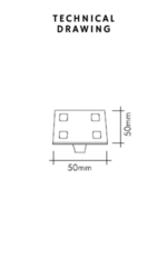 دستگیره درب کابینت تک پیچ ویستا دورو مدل Tria-4 - تصویر 3