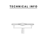 دستگیره درب کابینت دو پایه ویستا دورو مدل Curl - تصویر 6