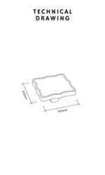دستگیره درب کابینت تک پیچ مربع ویستا دورو مدل Lalezar - تصویر 3